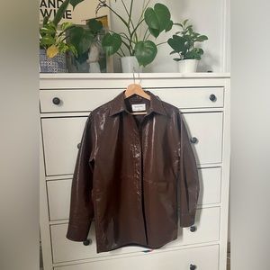 Aritzia Pelli Shirt Jacket XS